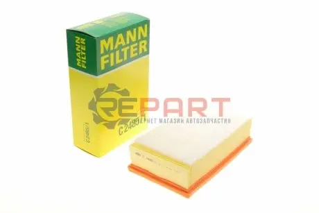 Фільтр повітряний (фільтруючий елемент) RENAULT CLIO II, CLIO III, MODUS 1.2-2.0 09.04-12.14 Mann C24851 Купити в Україні
