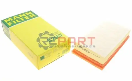 Фільтр повітряний Fiat Scudo 1.6JTD/Citroen C5 1.6HDi 07-/Jumpy/Peugeot 407/Expert 1.6HDi 04-16/Mini MANN C2567 Купити в Україні