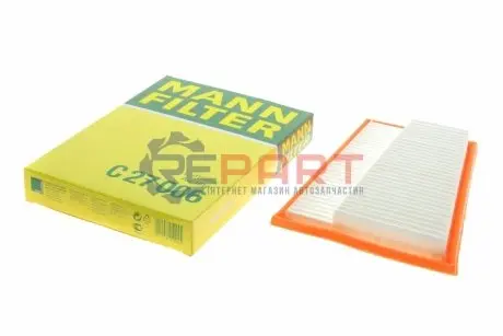 Фото Фільтр повітряний MB C-class (W203/W204)/E-class (W211)/S-class (W221) 3.0CDI OM642 05-14 (R) MANN (C27006) зображення 1