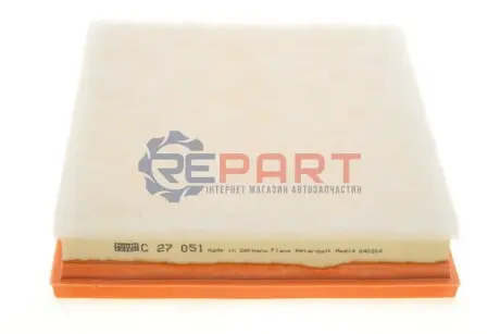 Фото Фільтр повітряний BMW 2 (F23/F22/F87)/3 (F30/F80/F34/F31) 3.0i (N55) 12- MANN (C27051) зображення 1