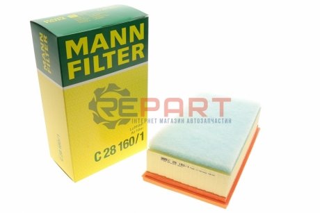 Фільтр повітря - C28160/1 (9656037980, 8542, 1444QP) MANN C281601