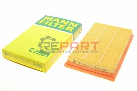 Фото 1 — Фільтр повітряний Mini Cooper 1.6S 02-08 MANN (C2851) Фото Фільтр повітряний Mini Cooper 1.6S 02-08 MANN (C2851) зображення 1