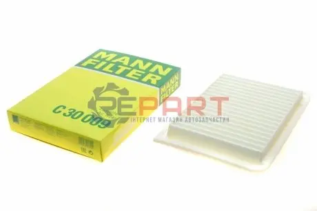 Фільтр повітряний (фільтруючий елемент) LEXUS ES TOYOTA CAMRY, VENZA 2.0-2.7 11.01 Mann C30009 Купити в Україні
