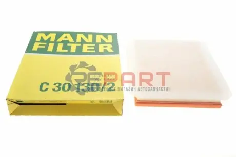 Фільтр повітряний (фільтруючий елемент) OPEL ASTRA G, ASTRA G CLASSIC, ASTRA H, ASTRA H GTC, ZAFIRA A 1.3D-2.2D 02.98-10.10 Mann C301302 Купити в Україні