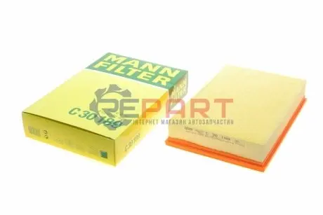 Фото 1 — Фільтр повітряний Volvo S60 2.0-2.5T/2.4CDI/D 00-10/S80/V70 2.0 Turbo/2.4D/2.4-2.5T/2.5TDI 98-07 MANN (C30189) Фото Фільтр повітряний Volvo S60 2.0-2.5T/2.4CDI/D 00-10/S80/V70 2.0 Turbo/2.4D/2.4-2.5T/2.5TDI 98-07 MANN (C30189) зображення 1