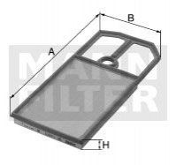 Фільтр повітряний MANN C3087 (фото 1)