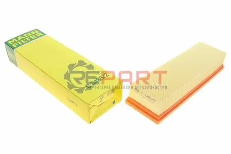 Фільтр повітряний Citroen Berlingo/C2 1.1i/1.4i/1.6 02-11/C3 1.1/1.4 09-/1.6VTi 17-/C4 1.6VTi 13- MANN C34852 Купити в Україні