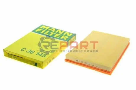 Фото Фільтр повітряний BMW X5 (E70) 3.0i/si N52 06-10 MANN (C36145) зображення 1