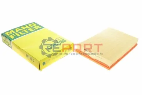 Фільтр повітряний (фільтруючий елемент) AUDI A3, Q3, TT SKODA SUPERB II VW CC B7, EOS, GOLF V, PASSAT B6, PASSAT B7 2.0-3.6 07.03-10.18 Mann C36188 Купити в Україні