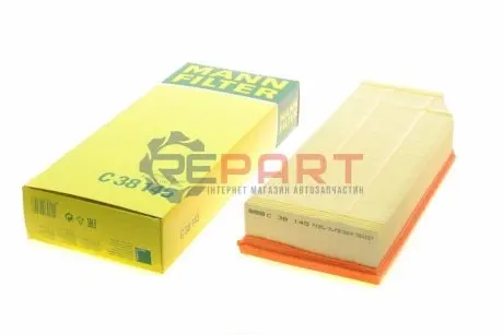 Фото 1 — Фільтр повітряний MB C-class (W203)/E-class (W210) 2.2CDI OM611/2.7CDI OM612 00-07 MANN (C38145) Фото Фільтр повітряний MB C-class (W203)/E-class (W210) 2.2CDI OM611/2.7CDI OM612 00-07 MANN (C38145) зображення 1