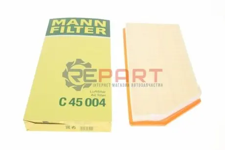 Фото Фільтр повітряний MB E-class (W213)/S-class (W222/W223)/C-class 2.0d OM654/3.0d OM656/3.0 M256 16- MANN (C45004) зображення 1