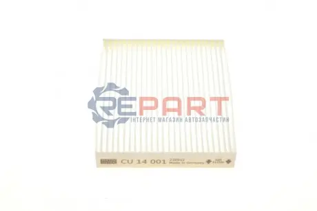 Фільтр салону RENAULT RENAULT ESPACE V 1.6-2.0D 02.15-03.23 Mann CU 14 001 Купити в Україні