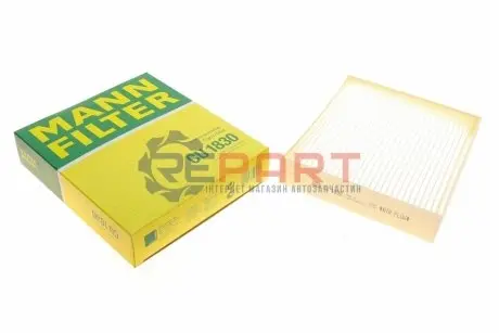 Фільтр салону MITSUBISHI COLT, COLT CZC VI, COLT VI, GALANT VII SMART FORFOUR, ROADSTER 0.7-2.0 11.92-06.12 Mann CU1830 Купити в Україні