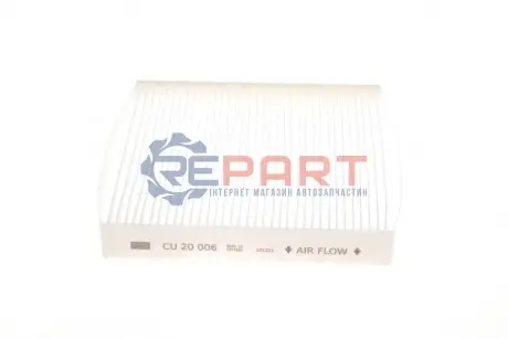 Фільтр салону ABARTH 500 / 595 / 695, 500C / 595C / 695C, 500E FIAT 500, 500 C, 500E, PANDA LANCIA YPSILON 0.9-Electric 07.07 Mann CU 20 006 Купити в Україні