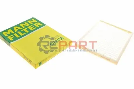 Фільтр салону SUZUKI GRAND VITARA I, GRAND VITARA II, XL7 1.6-3.6 04.03 Mann CU2138 Купити в Україні