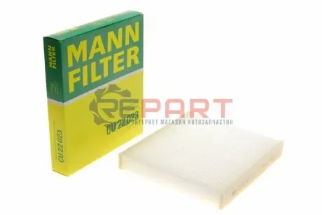 Фото 1 — Фільтр салону Suzuki S-Cross/SX4 S-Cross 13-/Vitara 15- MANN (CU22023) Фото Фільтр салону Suzuki S-Cross/SX4 S-Cross 13-/Vitara 15- MANN (CU22023) зображення 1