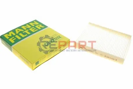 Фільтр салону Lexus NX 21-/ES/RX/UX/Mazda CX-9/Subaru Impreza/Toyota Camry/C-HR/Corolla/Rav4 16- MANN CU22032 Купити в Україні