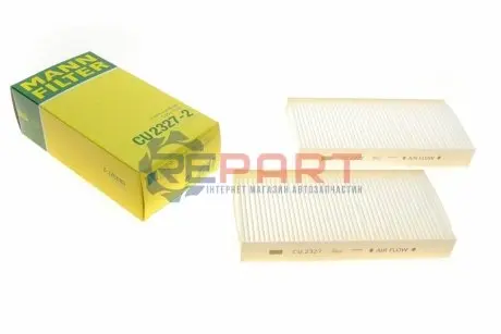 Фільтр салону HONDA CIVIC VII, CIVIC VIII, CR-V II, FR-V, STREAM 1.3H-2.2D 11.00-12.13 Mann CU23272 Купити в Україні