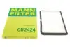 Фото Фільтр салону RENAULT MEGANE I, MEGANE I CLASSIC, MEGANE I COACH, MEGANE SCÉNIC 1.4-2.0 08.95-12.08 Mann (CU2424) зображення 1