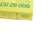 Фото Фільтр салону SEAT MII SKODA CITIGO, E-CITIGO VW LOAD UP!, UP! 1.0/1.0CNG/Electric 08.11 Mann (CU26006) зображення 4