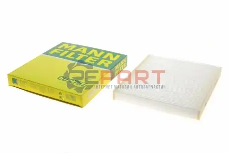 Фільтр салону CHEVROLET ZAFIRA OPEL ASTRA G, ASTRA G CLASSIC, ZAFIRA A, ZAFIRA B 1.2-2.2D 02.98-04.15 Mann CU2757 Купити в Україні