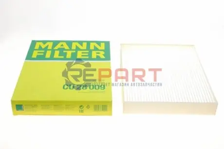 Фільтр салону FORD FOCUS IV, KUGA III, RANGER IV FORD USA BRONCO, ESCAPE, EXPLORER, MUSTANG MACH-E, RANGER VW AMAROK 1.0-Electric 01.18 Mann CU 28 009 Купити в Україні