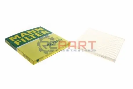 Фільтр салону NISSAN ELGRAND, MAXIMA VII, MURANO I, MURANO II, MURANO III, QUEST, TEANA I, TEANA II, TEANA III 2.0-3.5 08.03 Mann CU29001 Купити в Україні