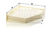 Фильтр салона Audi A3/Seat Altea/Skoda Octavia/VW Caddy/Golf/Passat/Touran 03-/Tiguan/Scirocco 07-18. Mann CU2939