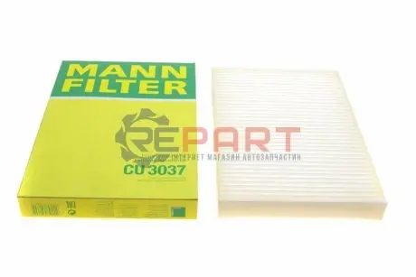 Фільтр салону фільтруючий елемент AUDI A4 B6, A4 B7, A6 C5, ALLROAD C5 SEAT EXEO, EXEO ST 1.6-4.2 01.97-05.13 Mann CU3037 Купити в Україні