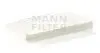 Фото Фільтр салону FORD FIESTA, FIESTA III, FIESTA IV, KA, PUMA, STREET KA FORD USA F-150 LINCOLN NAVIGATOR MAZDA 121 III, DEMIO 1.0-5.4 01.89-11.08 Mann (CU3554) зображення 1