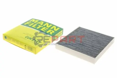 Фото Фільтр салону Citroen C4 12-/Mitsubishi L200/Pajero Sport 15-/Lancer/Outlander 07- (вугільний) MANN (CUK2141) зображення 1