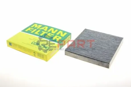 Фото Фільтр салону Nissan Almera/Primera/Tino 00-/Lexus GS/IS/RC 12- (вугільний) MANN (CUK2345) зображення 1