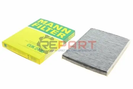 Фільтр салону із елементами активованого вугілля FIAT 125 FORD B-MAX, ECOSPORT, FIESTA, FIESTA V, FIESTA VI, FIESTA VII, KA+ III, PUMA, TOURNEO COURIER B460 1.0-Electric 07.67 Mann CUK2436 Купити в Україні