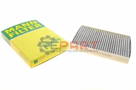Фільтр салону із елементами активованого вугілля SEAT MII SKODA CITIGO, E-CITIGO VW LOAD UP!, UP! 1.0/1.0CNG/Electric 08.11 Mann CUK26006 Купити в Україні