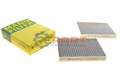 Фото Фільтр салону BMW 5 (E39) 95-04 (вугільний) (к-кт 2 шт) MANN (CUK 2736-2) зображення 1