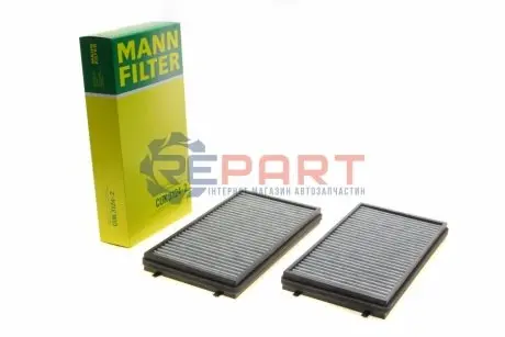 Фото 1 — Фильтр салона (к-кт) MANN (CUK 3124-2) Фото Фильтр салона (к-кт) MANN (CUK 3124-2) изображение 1