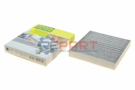 Фото Фільтр салону Mitsubishi Outlander/Lancer/L200 06-/Fiat FullBack 16-/Citroen C4/Isuzu D-max 12- (вугільний/антибактеріальний) MANN (FP2141) зображення 1