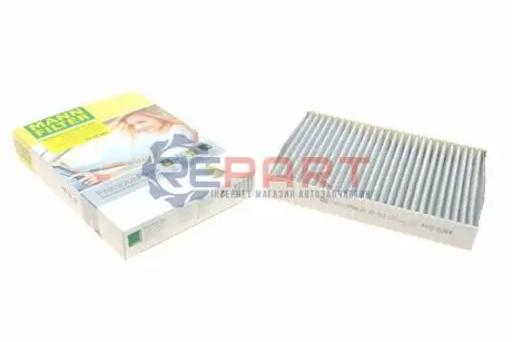 Фото Фільтр салону Nissan Qashqai II/Renault Espace V/Megane IV/Talisman 1.2-1.6D 13- (вугільний/антибактеріальний) MANN (FP25003) зображення 1