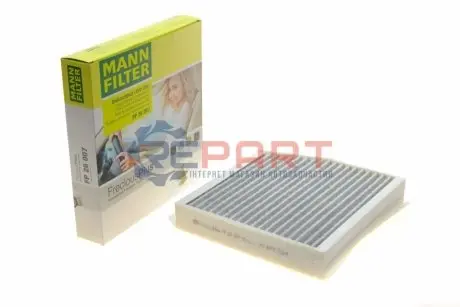 Фільтр салону (антибактеріальний), із елементами активованого вугілля, з активованим вугіллям та поліфенолом (антиалергенний), (en) fungicidal MERCEDES A (W176) 1.5D-Electric 11.11 Mann FP26007 Купити в Україні