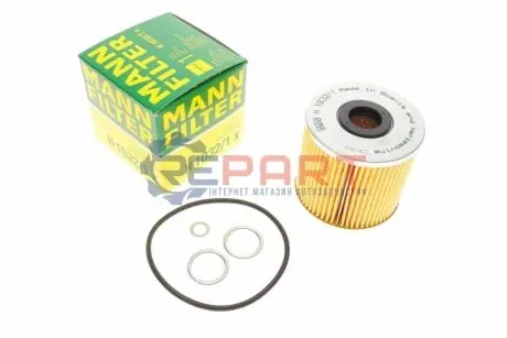 Масляний фільтр AUDI A8 D2 3.7/4.2 03.94-06.99 Mann H10321X Купити в Україні