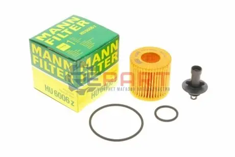Фільтр масляний Toyota Rav4/Avensis/Land Cruiser 1.6i-2.8D 08- MANN HU6006Z Купити в Україні