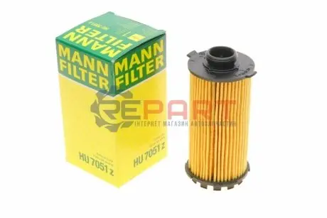 Фильтр масляный Mann HU 7051 Z Купить в Украине