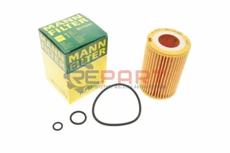 Фото Фільтр масляний Honda Accord 2.2i-DTEC 08-15/Civic/CR-V 2.2CDTI/i-DTEC 06- MANN (HU7129X) зображення 1