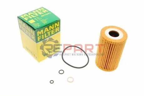 Масляний фільтр BMW 3 (E30), 3 (E36), 3 (E46), 5 (E34), Z3 (E36) 1.6-1.9 06.87-07.06 Mann HU7154X Купити в Україні