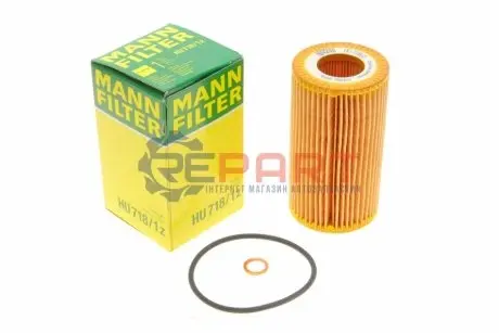 Масляний фільтр BMW 3 (E46), 5 (E39) LAND ROVER FREELANDER I MG ZT, ZT- T ROVER 75, 75 I 2.0D/3.0D 02.98-10.06 Mann HU7181Z Купити в Україні