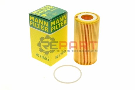 Фильтр масла - HU719/8X (1371199, 1421704, 30757157) MANN HU7198X