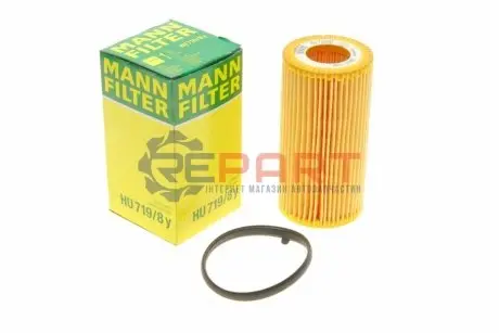 Масляный фильтр Volvo S80/S60/XC60/XC70 2.0D/2.4D 07-17/V70 2.0D/2.4D 13-/C30/C70/S40/V50 2.0D 10-13. Mann HU7198Y Купить в Украине
