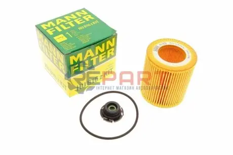 Фільтр масляний BMW 3 (F30/F34/F80)/5 (F07/F10/F11)/X1 (E84) 1.6/2.0 N20 12-18 MANN HU816ZKIT Купити в Україні