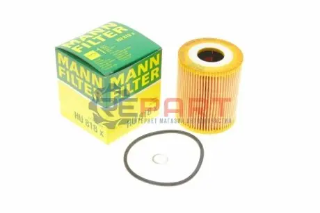 Масляний фільтр BMW 3 (E46), 5 (E39), 7 (E38), X5 (E53) LAND ROVER RANGE ROVER III OPEL OMEGA B 2.5D/3.0D 08.98-08.12 Mann HU818X Купити в Україні