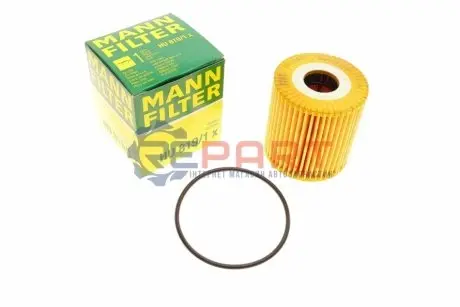 Масляний фільтр NISSAN ALMERA II, ALMERA TINO, NAVARA, PICK UP, PRIMERA, X-TRAIL I 2.2D/2.4/2.5D 03.00 Mann HU8191X Купити в Україні